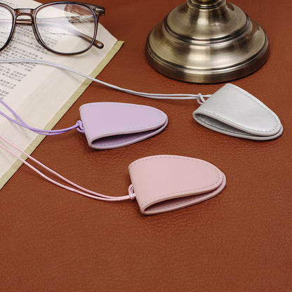 Vintage Microfiber Glasses Case Sunglasses/Hat Holder Lanyard W/Magnetic Closure