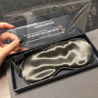 Silk Eye Mask W/ Elastic Straps