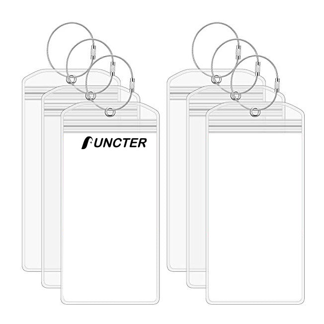 Transparent PVC Golf Luggage Tag