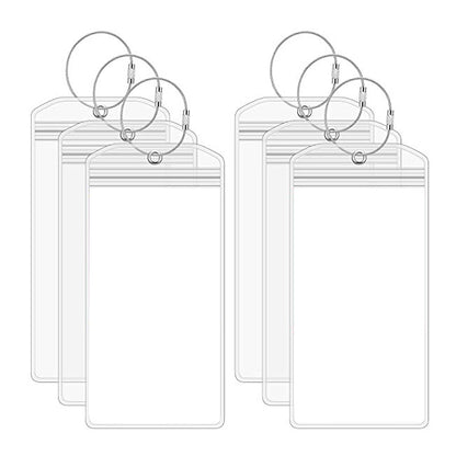 Transparent PVC Golf Luggage Tag