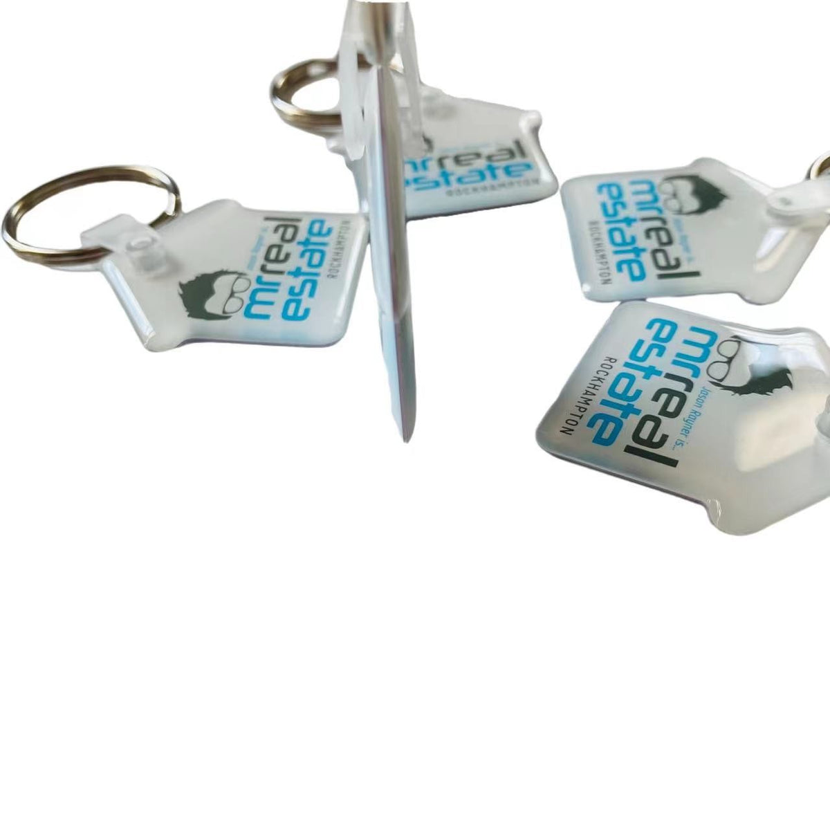 Custom PVC House Shape Key Chain