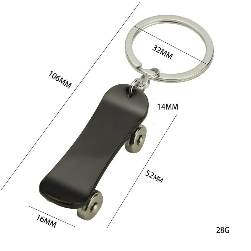 Zinc Alloy Scooter Keychain