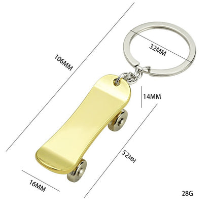 Zinc Alloy Scooter Keychain