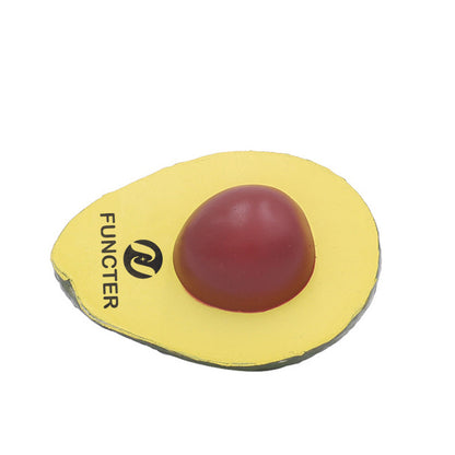 PU Simulated Avocado Stress Reliever Foam Toy