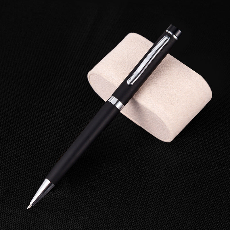 Pure Color Handwriting Stylus Twist Metal Pen Slim Twist Pen W/ Clip