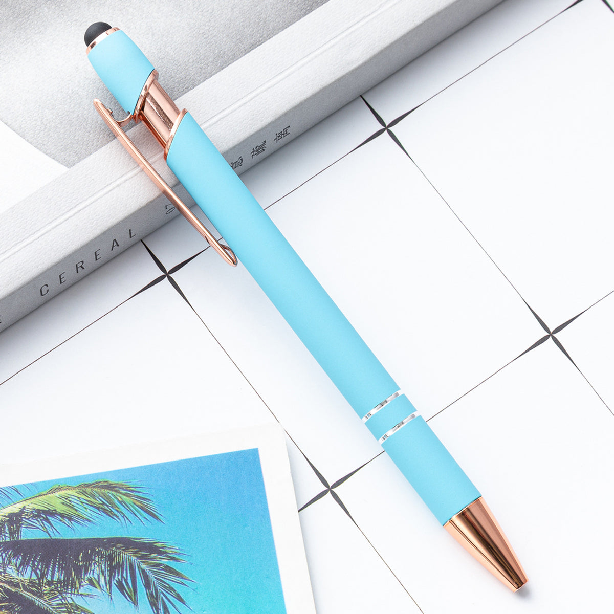 Ellipse Softy w/Stylus Laser Engraved Metal Pen