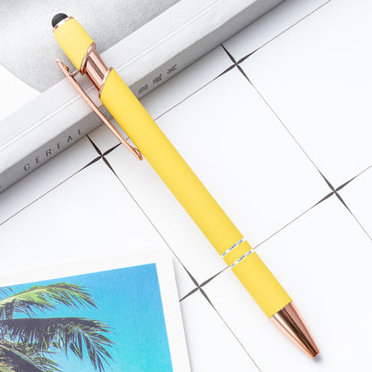 Ellipse Softy w/Stylus Laser Engraved Metal Pen