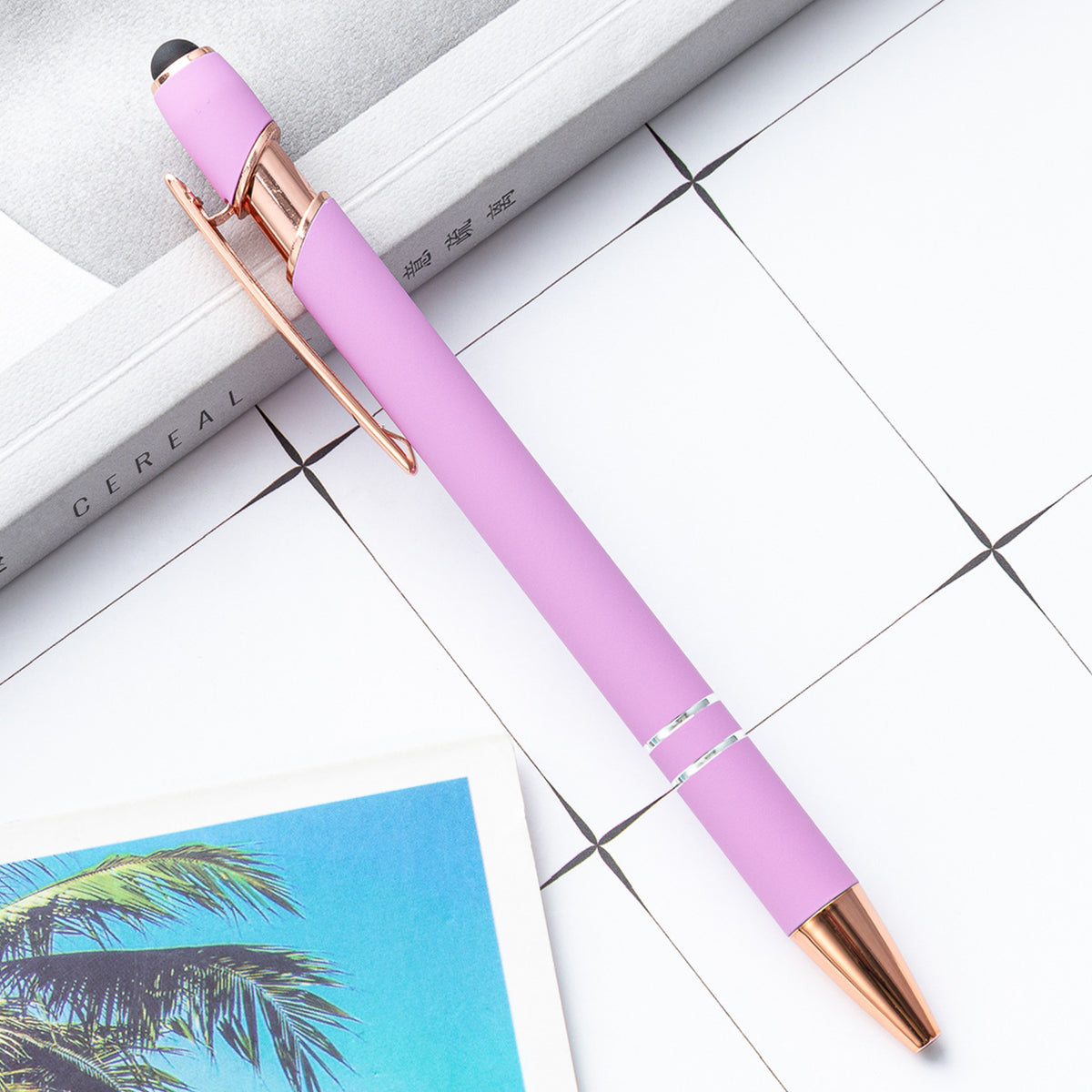 Ellipse Softy w/Stylus Laser Engraved Metal Pen