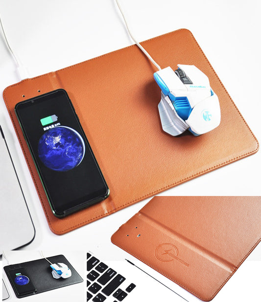 2" 1 5W PU Wireless Mouse Pad