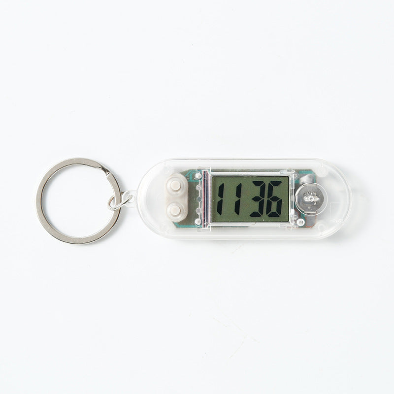 Mini Electronic Clock Keychain