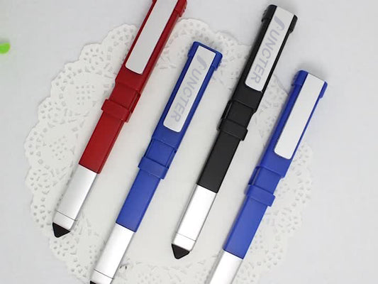 6" 1 Multifunctional Square Ballpoint Pen