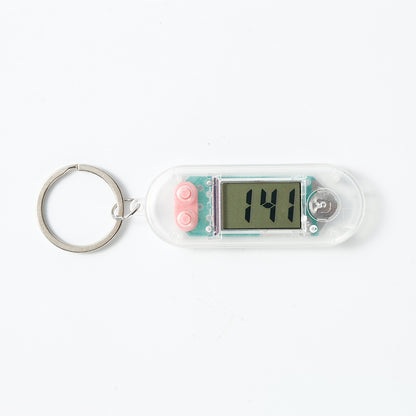 Mini Electronic Clock Keychain