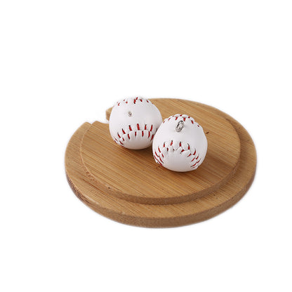 Mini Baseball Keychain