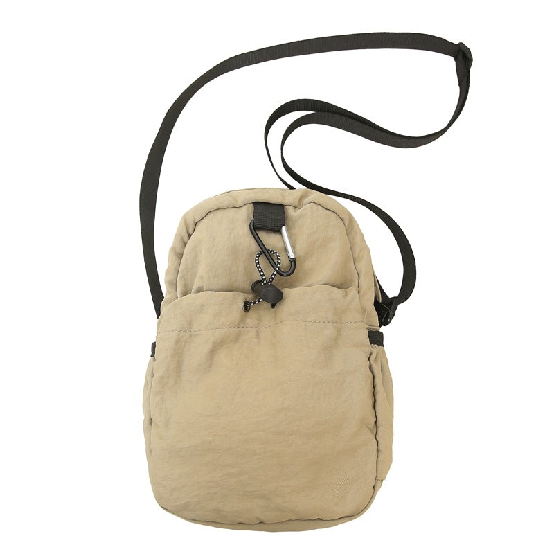 Sport Drawstring Nylon Crossbody Bag Chest Bag