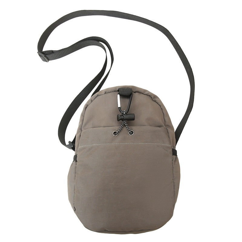 Sport Drawstring Nylon Crossbody Bag Chest Bag