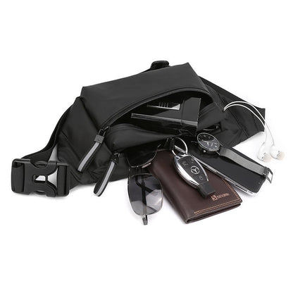 Nylon Sport Waist Pack Crossbody bag