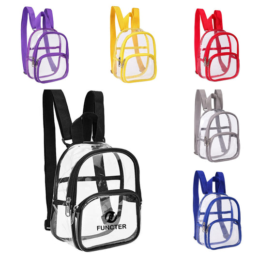 Clear PVC Crossbody Shoulder Bag Backpack