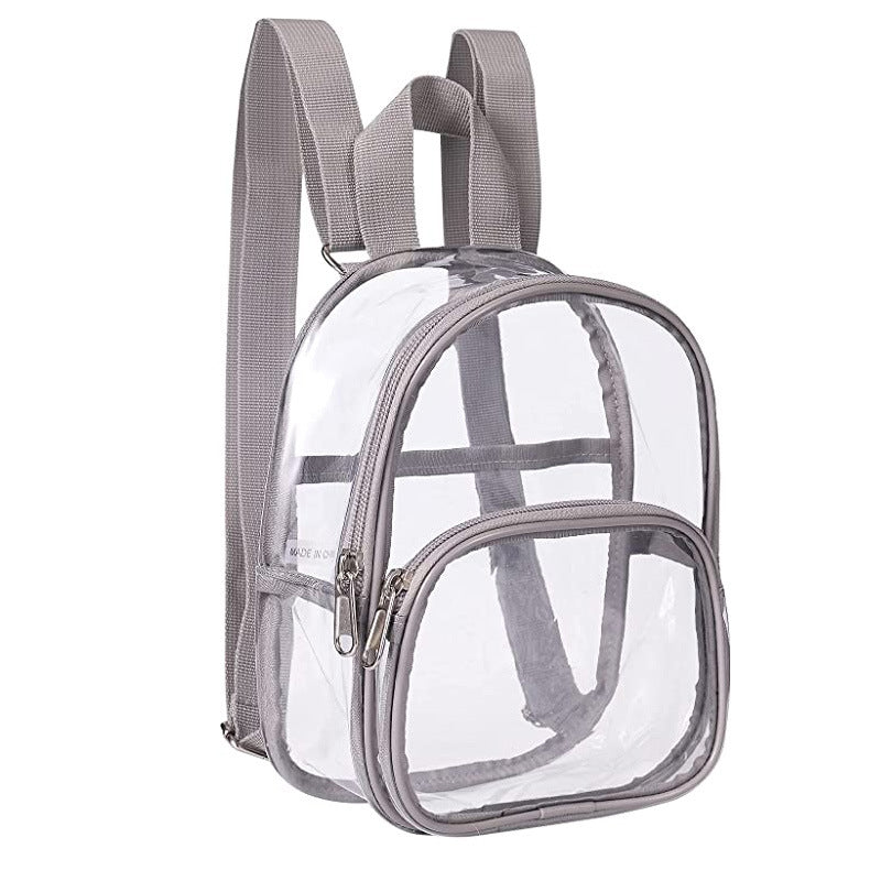 Clear PVC Crossbody Shoulder Bag Backpack