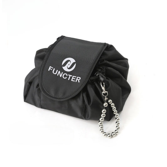 Portable Polyester Chain Bag Organizer Cosmetic Bag Hang Bag With Rope