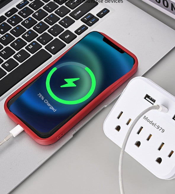 Surge Protector Power Strip w/USB Charging Ports