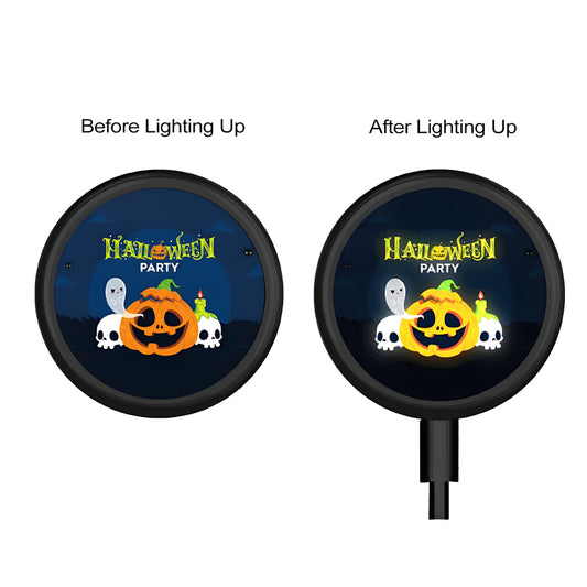 Magnetic Full Color Flashing LED Light Up Wireless Charger
