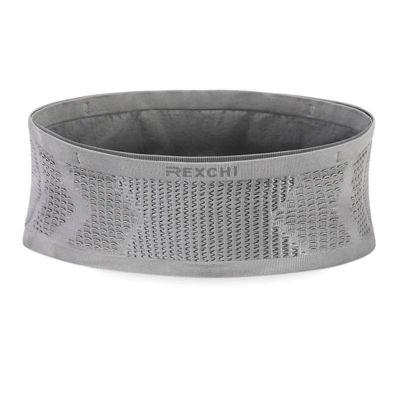 Multifunctional Knit Breathable Concealed Waist Bag For Women Men Outdoor Activities(L)