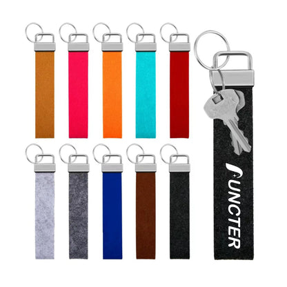 Colorful Felt Keychain