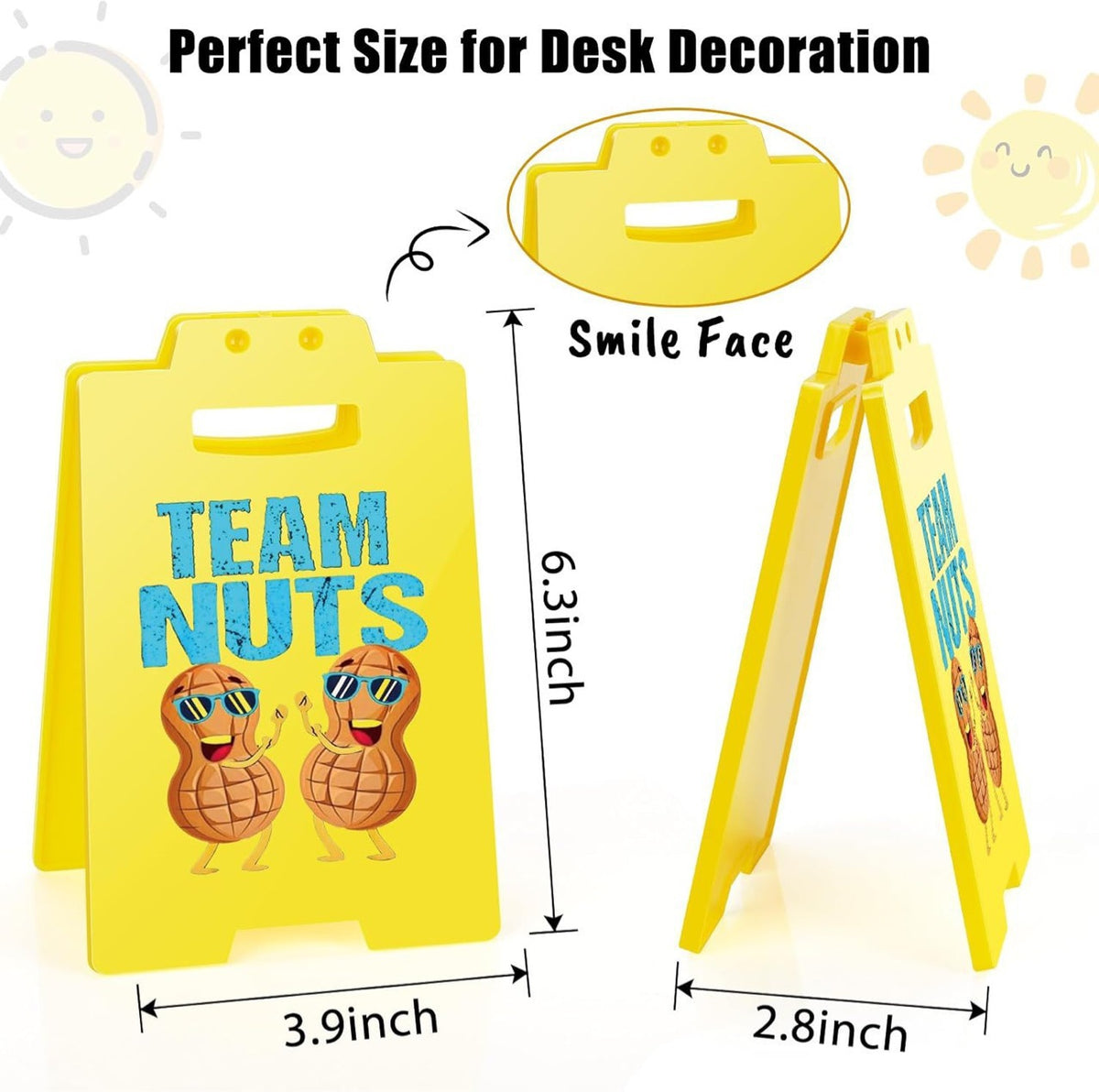 Motivational Mini Home Office PP desk plate
