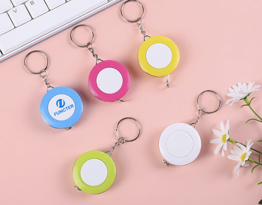 Mini Candy Retractable Tape Measure Keychain