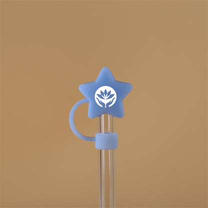 Star Shape Silicone Straw Covers Cap