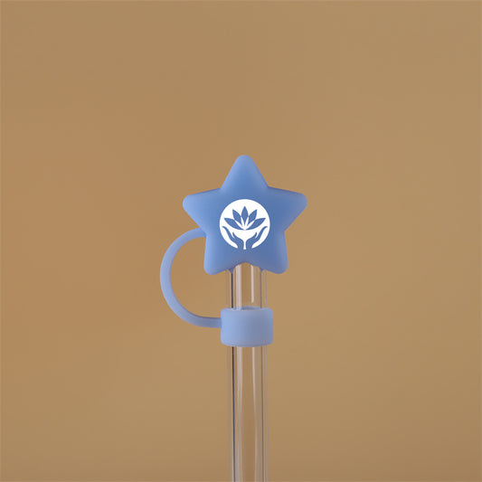 Star Shape Silicone Straw Covers Cap