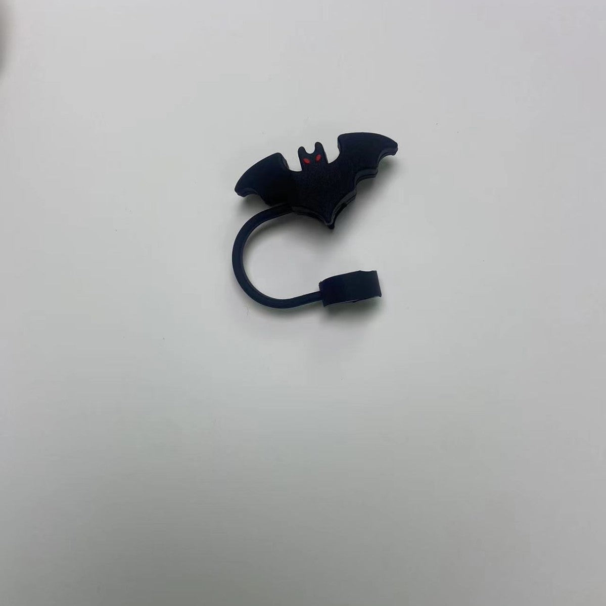 Bat Shape Silicone Straw Covers Cap