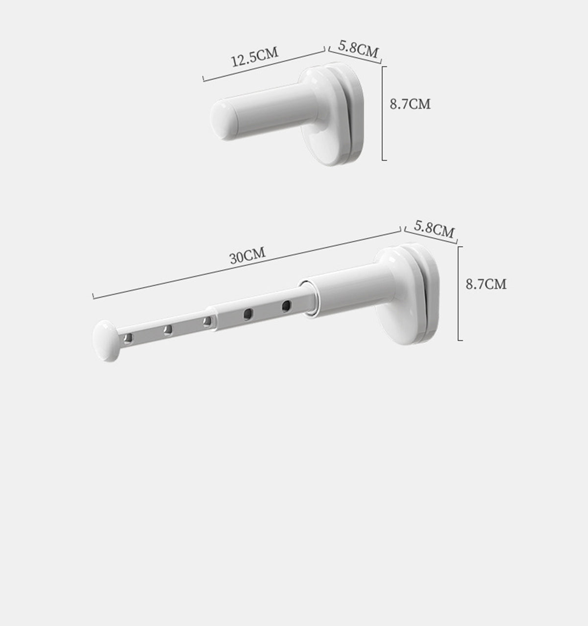 Clamp design Hanger Organizer Hanger Storage Rack