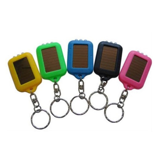 Solar Power LED Light Key Chain